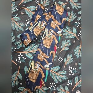 Vtg 90s Home Improvement Neck Tie Tool Time DIY Carpenter Handyman Hammer Nails